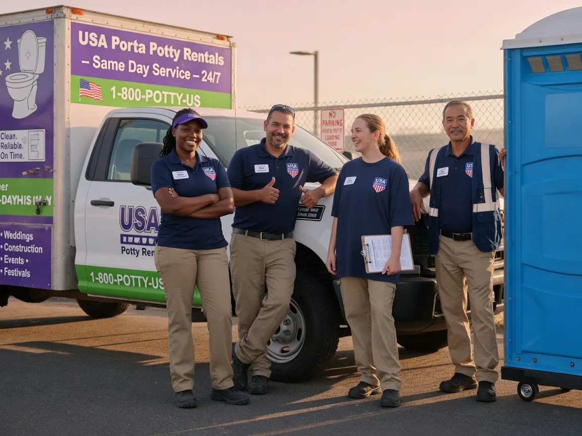 Porta Potty Rental company in Hamshire, TX